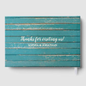 ようこそ私たちのビーチレイクハウスウ素朴ッド ゲストブック (裏面)