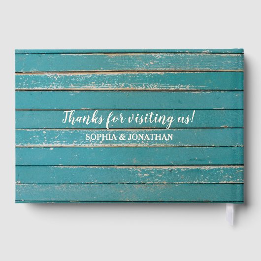 ようこそ私たちのビーチレイクハウスウ素朴ッド ゲストブック (裏面)