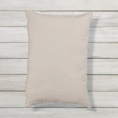 ようこそ私たちのポーチ引用文タンニュートラル アウトドアクッション (裏面(縦))