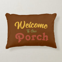 ようこそ私たちのポーチ/いつもの/感謝祭/