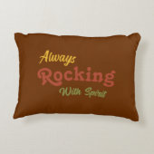 ようこそ私たちのポーチ/いつもの/感謝祭/ アクセントクッション (裏面)