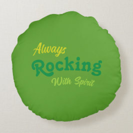 ようこそ私たちのポーチ ラウンドクッション