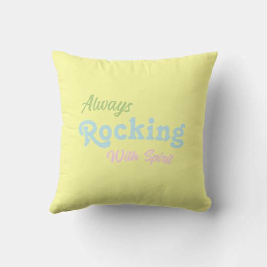 ようこそ私たちのポーチ/常に/イースター/ クッション (裏面)