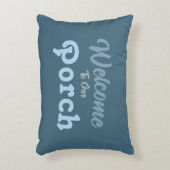 ようこそ私たちのポーチ/常に/冬の色/ アクセントクッション (正面(垂直))