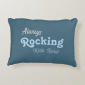 ようこそ私たちのポーチ/常に/冬の色/ アクセントクッション (裏面)