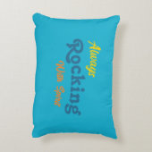 ようこそ私たちのポーチ/常に/夏の色/ アクセントクッション (裏面(縦))