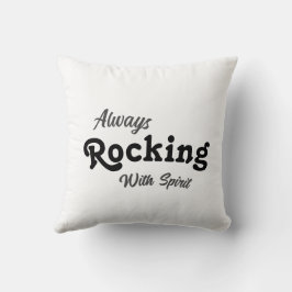 ようこそ私たちのポーチ/常に/白/ クッション