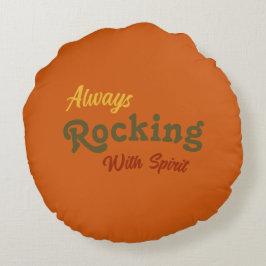 ようこそ私たちのポーチ/常に/紅葉/ ラウンドクッション