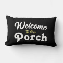 ようこそ私たちのポーチ/常に/黒/