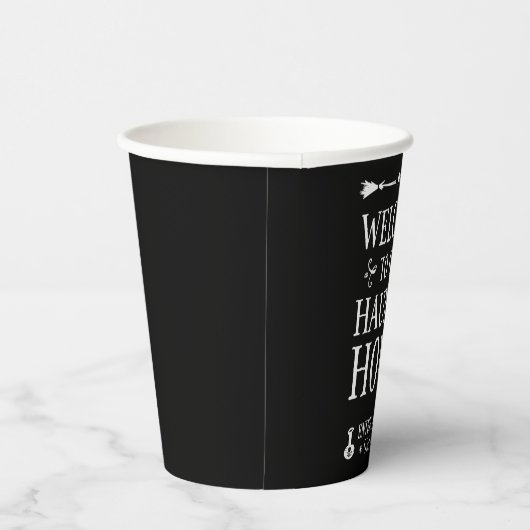 ようこそ私たちの家幽霊のよく出るへ 紙コップ (右)