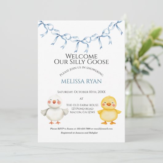 ようこそ私たちの小さなガチョウ 招待状 (スタンド正面)