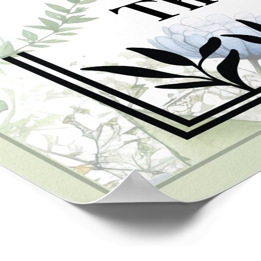 ようこそ私たちの庭の引用文水の色ポスター ポスター (角)