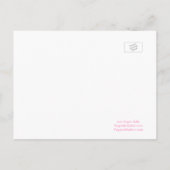 ようこそ私たちの素晴らしいラスベガスブライダルシャワーポー インビテーションポストカード (裏面)