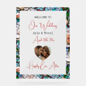 ようこそ私たちの結婚の | モザイクタイル及びガラス アクリルサイン (正面)