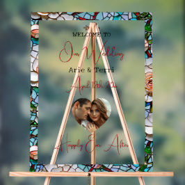 ようこそ私たちの結婚の | モザイクタイル及びガラス アクリルサイン