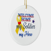 ようこそ私の兵士の英雄 セラミックオーナメント (右)
