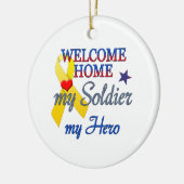 ようこそ私の兵士の英雄 セラミックオーナメント (左)