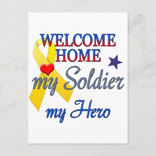 ようこそ私の兵士の英雄 ポストカード (正面)