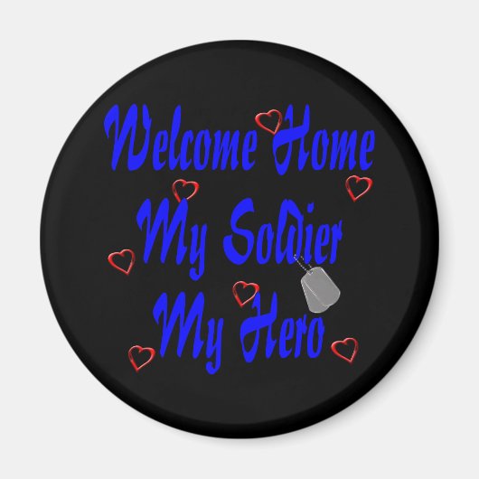 ようこそ私の兵士の英雄 マグネット (正面)