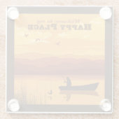 ようこそ私の幸せな場所へ ガラスコースター (裏面)