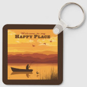 ようこそ私の幸せな場所へ キーホルダー (裏面)