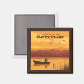 ようこそ私の幸せな場所へ マグネット (正面/裏面)