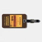 ようこそ私の幸せな場所へ ラゲッジタグ (裏面横)