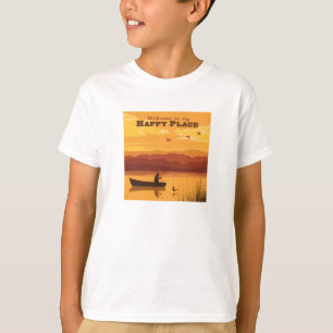 ようこそ私の幸せな場所へ Tシャツ