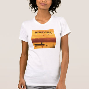ようこそ私の幸せな場所へ Tシャツ