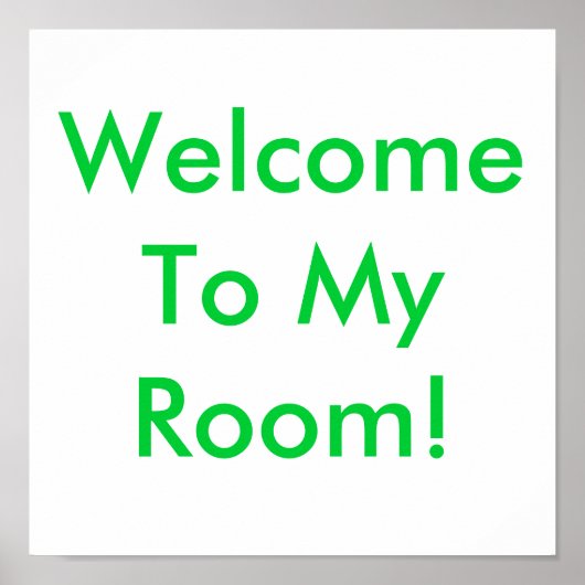 ようこそ私の部屋へ! ポスター (正面)