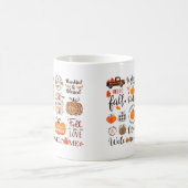 ようこそ秋の幸せな感謝祭 コーヒーマグカップ (中央)