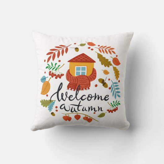 ようこそ秋 クッション (裏面)