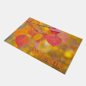 ようこそ秋 ドアマット (アングル)