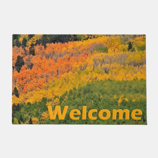 ようこそ秋 ドアマット (正面)