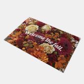 ようこそ秋-フローラドアマット ドアマット (アングル)