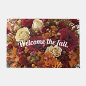ようこそ秋-フローラドアマット ドアマット (正面)