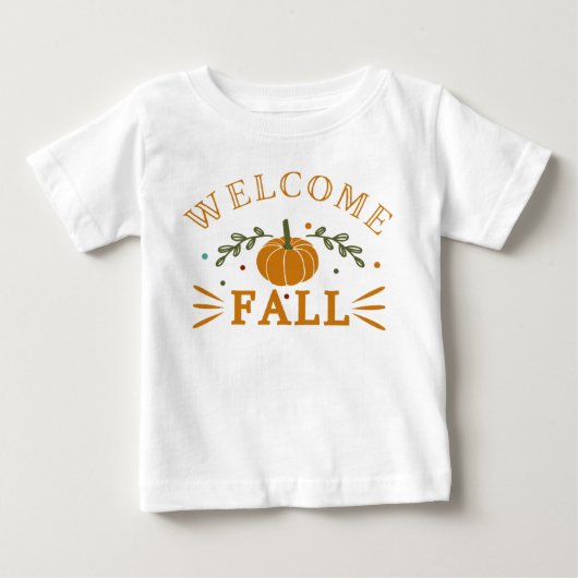 ようこそ秋 ベビーTシャツ (正面)
