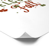 ようこそ秋 ポスター (角)