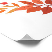 ようこそ秋 ポスター (角)