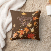 ようこそ秋、紅葉 クッション (ブランケット)