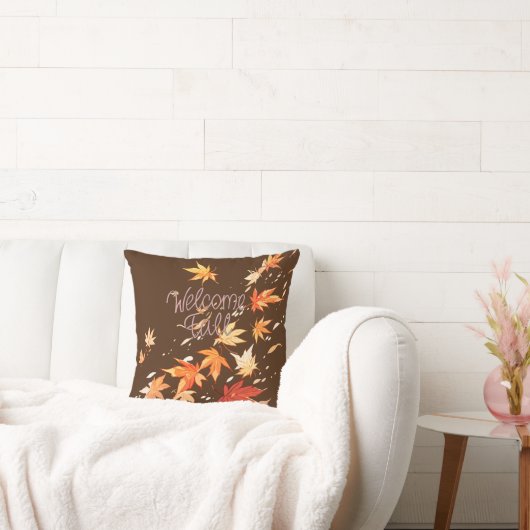 ようこそ秋、紅葉 クッション (ソファ)