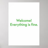 ようこそ素晴らしは良い場所 ポスター (正面)