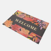 ようこそ素朴葉の ドアマット (アングル)