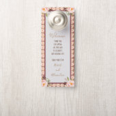 ようこそ結婚と邪魔しないフローラ ドアノブサイン (ノブ)