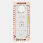 ようこそ結婚と邪魔しないフローラ ドアノブサイン (裏面)