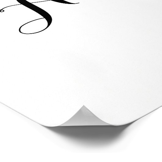 ようこそ結婚のサイン ポスター (角)