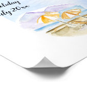 ようこそ結婚のサイン – 私たちが会ったタイムライン ポスター (角)