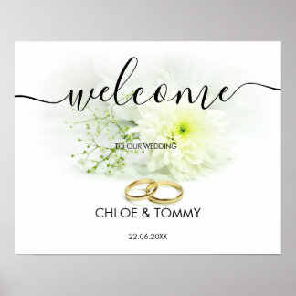 ようこそ結婚のシンボルや象徴バナー ポスター