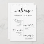 ようこそ結婚のタイムラインプログラム プログラム (正面/裏面)