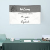ようこそ結婚のバナー愛 横断幕 (トレードショー)